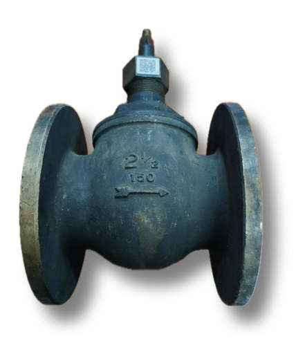 [4986] GATE VALVE BRONZE 2-1/2" WINN FLANGED TABLE H
