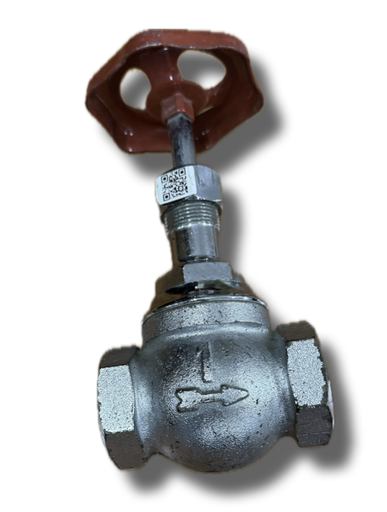 [5008] GLOBE VALVE 1" CHROME THREADED