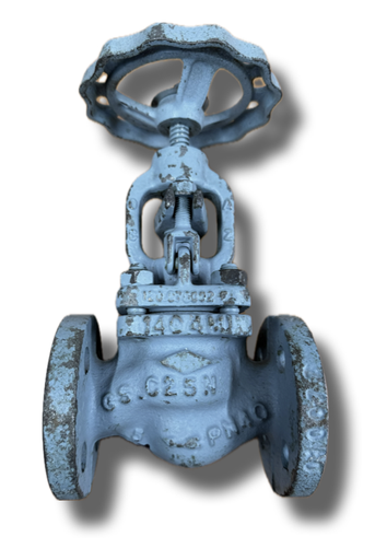 [5011] GLOBE VALVE 1/2" KLINGER PATTERN FLANGED PN40