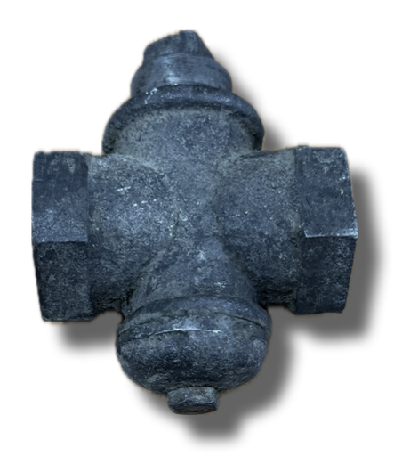 [5140] PLUG VALVE 1/2" 2 WAY THREADED FIG 61