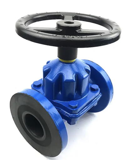 [5172] DIAPHRAGM VALVE 1-1/4" RUBBER FLANGED SAUNDERS