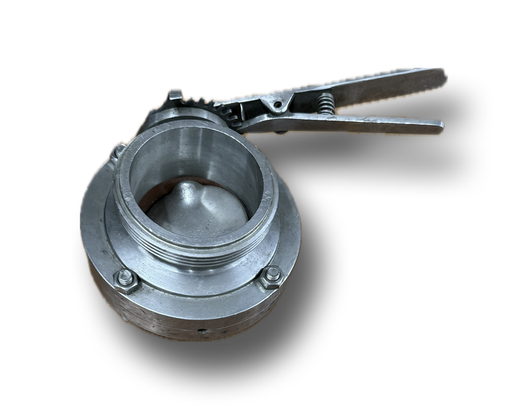 [7478] SS BUTTERFLY VALVE 3" UNION TYPE