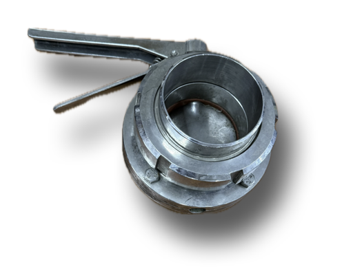 [7520] SS BUTTERFLY VALVE 3" WELDON TO UNION TYPE