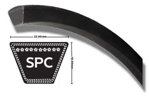 [8579] VEE BELT SPC3150 PIX