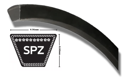 [8616] VEE BELT SPZ2360 TREVIRA HOCHFEST