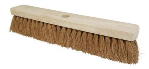 [8715] COCO BROOM 24" WOODEN E4 TEEPEE