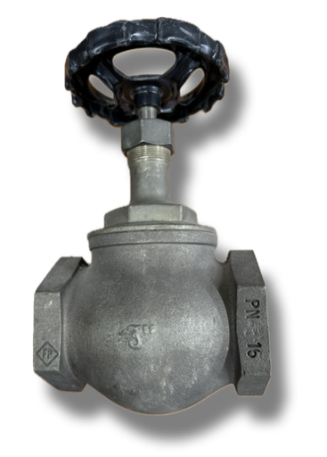 [10473] GLOBE VALVE 3" THREADED UK PN16