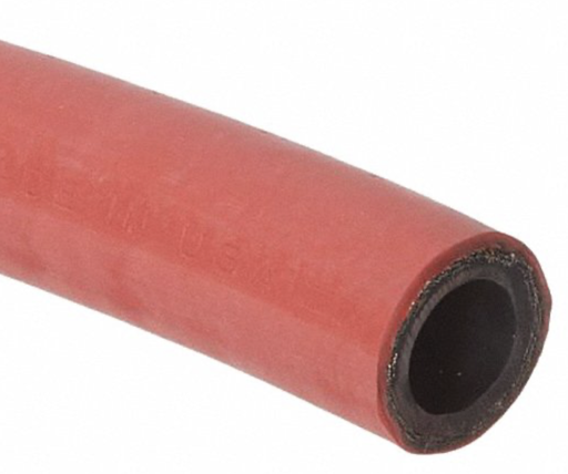 [11519] STEAM HOSE 1" RED 