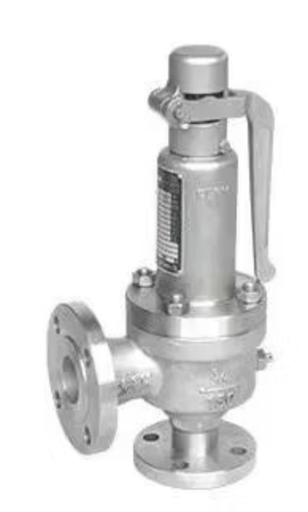 [11644] CAST STEEL STEAM SAFETY VALVE 2" X 2-1/2"FLANGED 