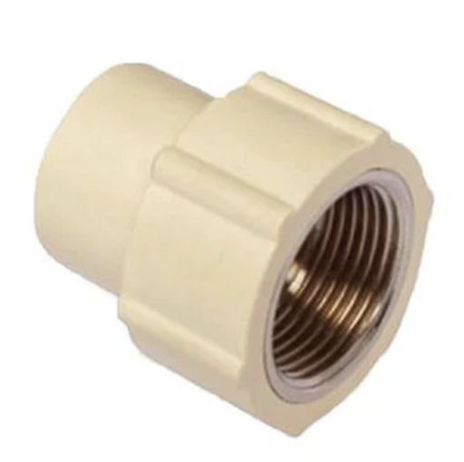 [11651] CPVC FEMALE ADAPTOR 1/2" BRASS THREAD