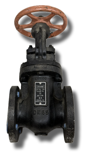 [11845] SLUICE VALVE 2-1/2" FLANGE CAST IRON CRANE
