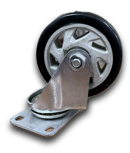 [12178] CASTOR WHEEL SWIVEL 4" NYLON BLACK