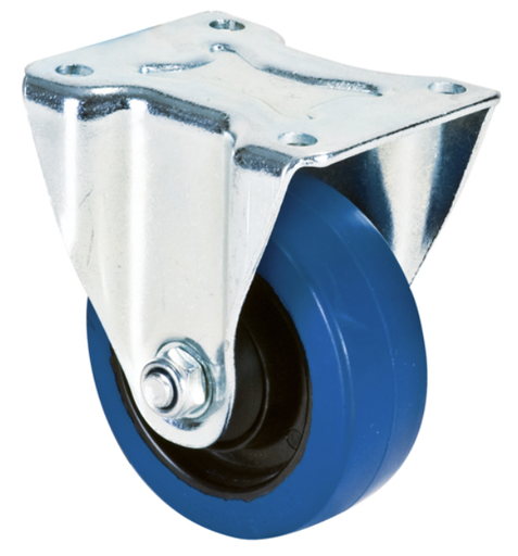 [12197] CASTOR WHEEL FIXED 2" BLUE