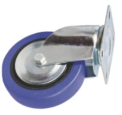 [12201] CASTOR WHEEL SWIVEL 5" BLUE