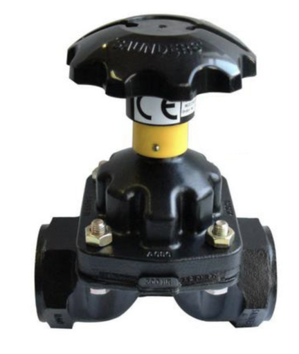 [12301] DIAPHRAGM VALVE 1-1/4" THREADED SAUNDERS
